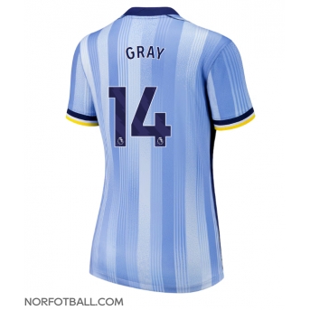 Billige Fotballdrakt Tottenham Hotspur Archie Gray #14 Replika Bortedrakt Dame 2024-25 Kortermet